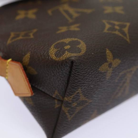 LOUIS VUITTON Monogram Pochette Cosmetic PM Cosmetic Pouch M47515 LV Auth 78984 - Picture 15 of 16